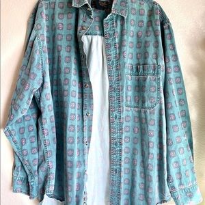 Vintage Eddie Bauer Denim Shirt Men’s XL
